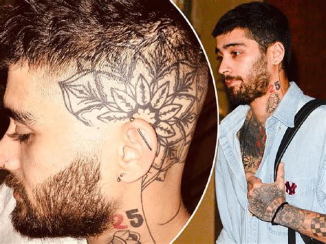 Zayn Face Tattoos