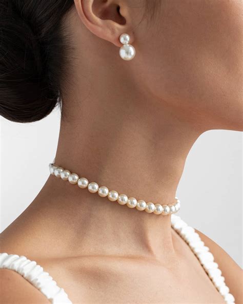 Jennifer Behr Pearly Ribbon Tie Necklace | Neiman Marcus