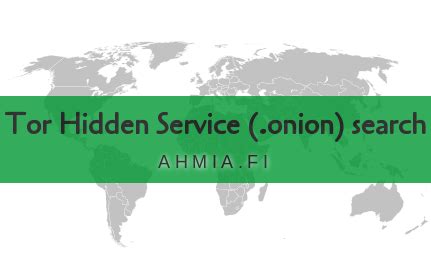 GitHub - juhanurmi/ahmia: Ahmia hidden service search engine