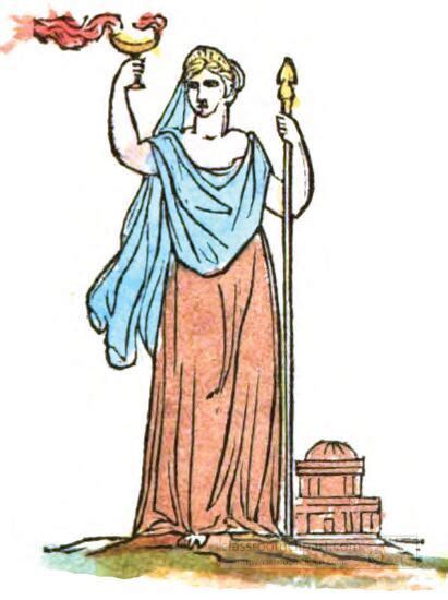 Ancient Rome Clipart-Vesta Mythology