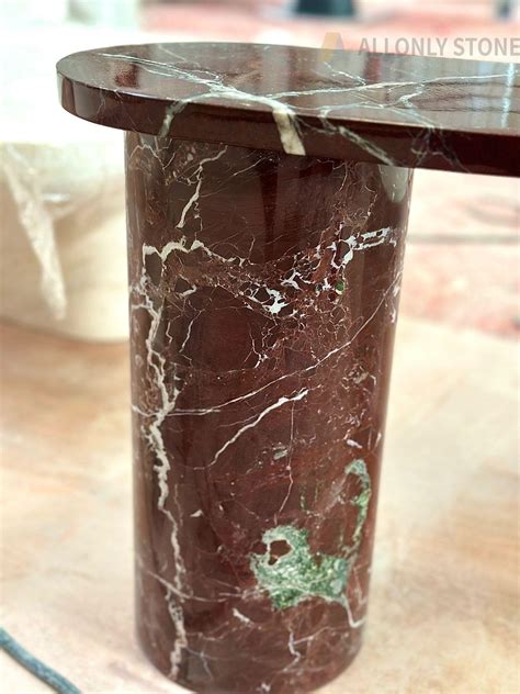 Italian Natural Red Stone with White Line Rosso Levanto Marble Stone