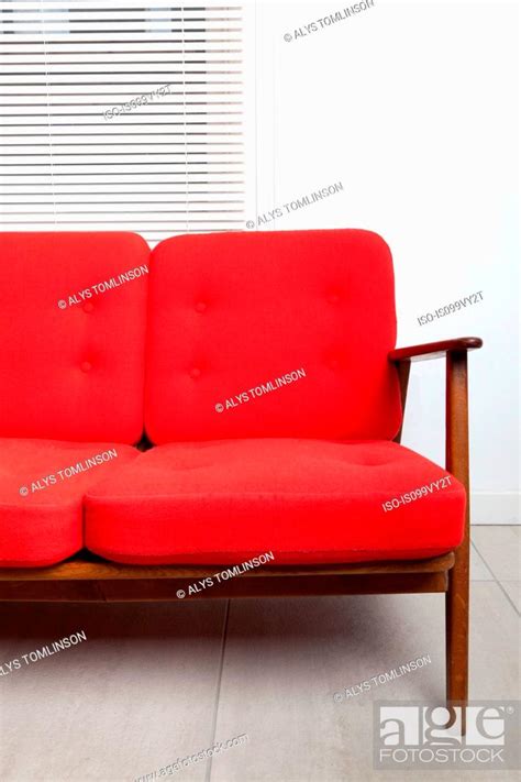 Red sofa, Stock Photo, Picture And Royalty Free Image. Pic. ISO ...