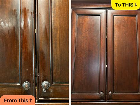 how to clean kitchen cupboards with grease