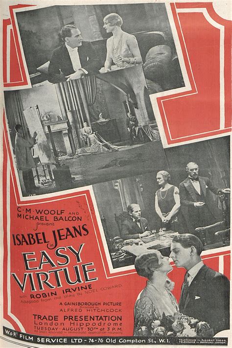 Easy Virtue (1928) - Posters — The Movie Database (TMDB)