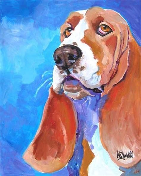 Basset Hound Painting at PaintingValley.com | Explore collection of ...