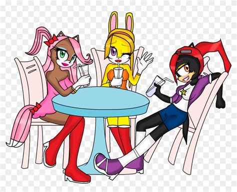 Sonic Girls Oc Drinking Smoothie By Nitenitepillow - Sonic Oc Girls ...