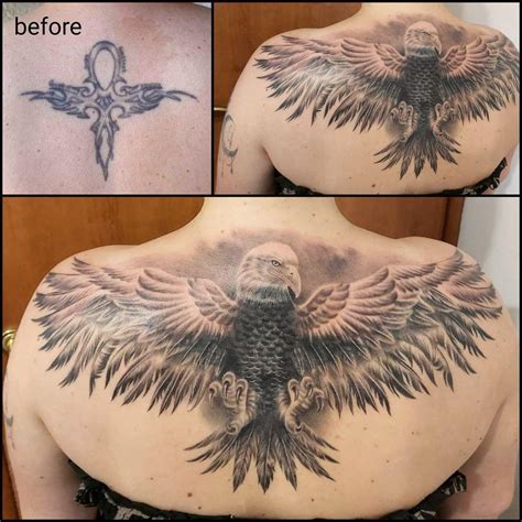 93 Stunning Back Eagle Tattoos You Should Try Now - Psycho Tats