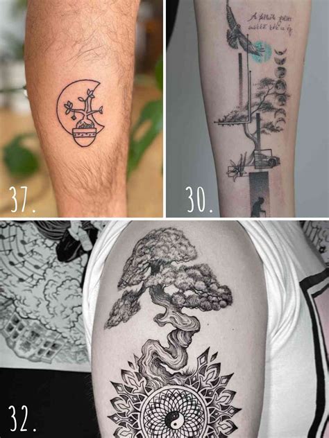 bonsai tree tattoo 1