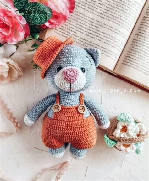 Котенок Тимоша амигуруми: мастер-класс | Амигуруми