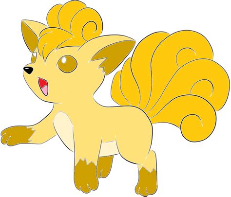 Shiny Vulpix by SakuraAlexia on DeviantArt