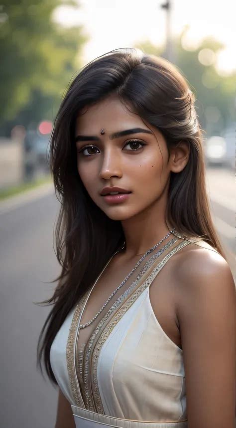 young indian girl  year    top  ad style dress
