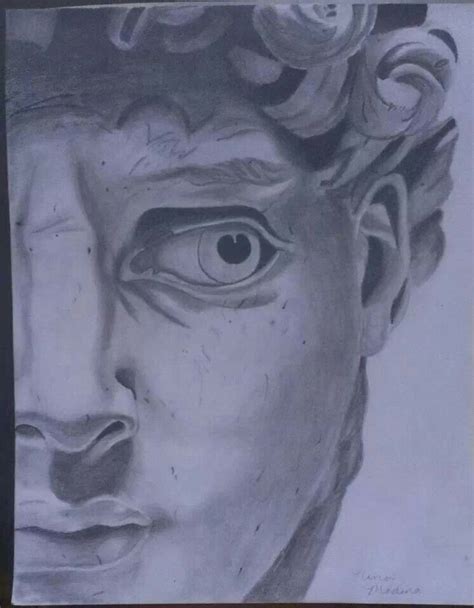 My art drawing of David | Michelangelo sculpture, Renaissance art ...