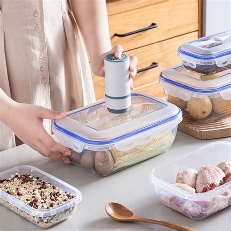 Vacuum Fresh-Keeping Box Motor Pump Microwaveable Heating Lunch Box ...
