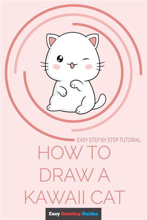 How to draw a kawaii cat really easy drawing tutorial – Artofit