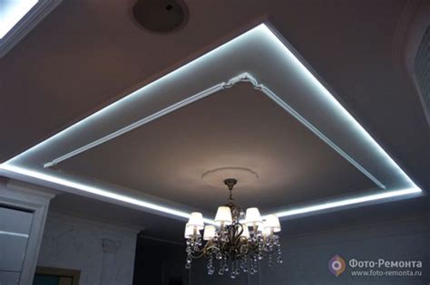 Подвесные потолки из гипсокартона | Ceiling design, Simple ceiling ...