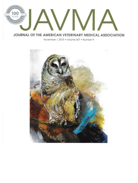 My Artwork on Cover of Journal of the American Veterinary Medicine - Nov. 1, 2015 — Rachael ...