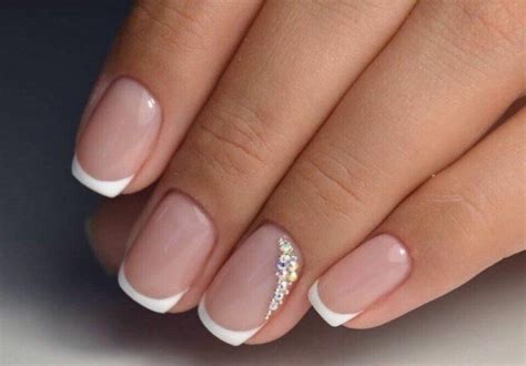 Французский Маникюр На Короткие — Дизайн Ногтей Маникюр Фото