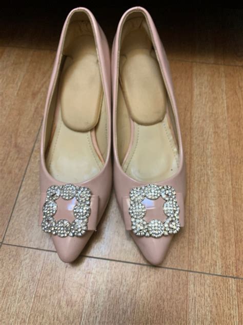 Blush Pink Heels, Women's Fashion, Footwear, Heels on Carousell