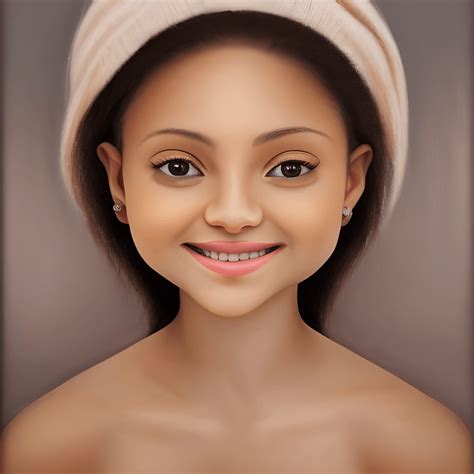 Beautiful Light Skinned Girl 8k Hyper Detailed Oil Panting · Creative ...