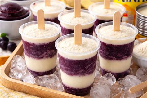 Açai Com Leite Ninho - Picolé Caseiro de Açaí com Leite Ninho no Copinho