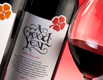 A Good Year Wines by the Labelmaker on Behance