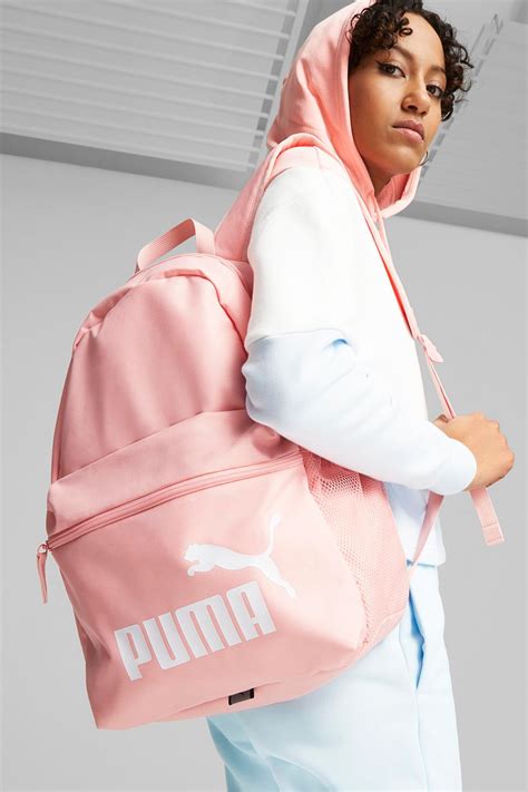 Puma, Раница Phase с лого - 22 л, Пастелнорозов - eMAG.bg