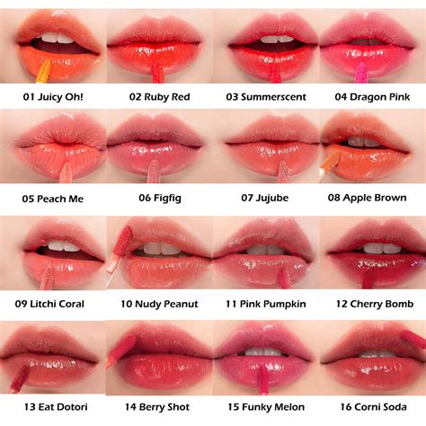 Romand Juicy Lip Tint Swatches at Phoebe Tindal blog