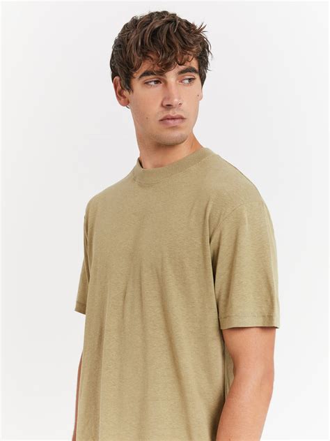 Article One Ainsley Linen T-Shirt Olive | Glue Store