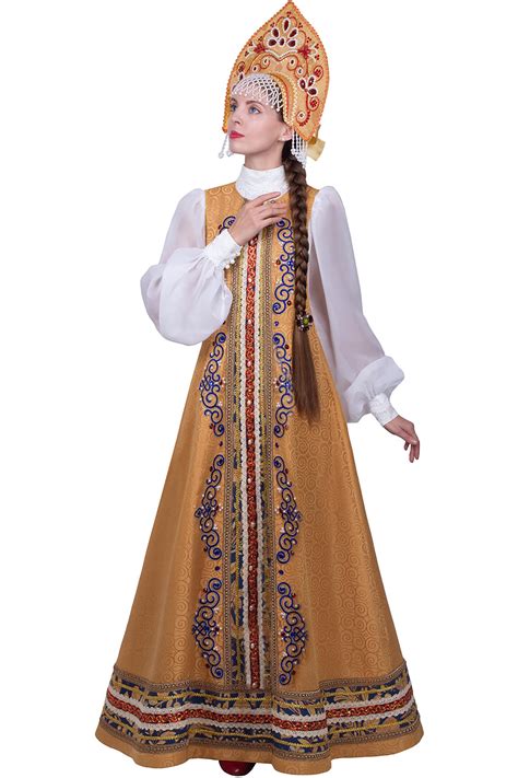 Концертный русский народный сарафан - купить за 23800 руб: недорогие ...