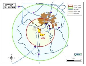 Vicinity Map of Erlanger, KY – LINK-GIS