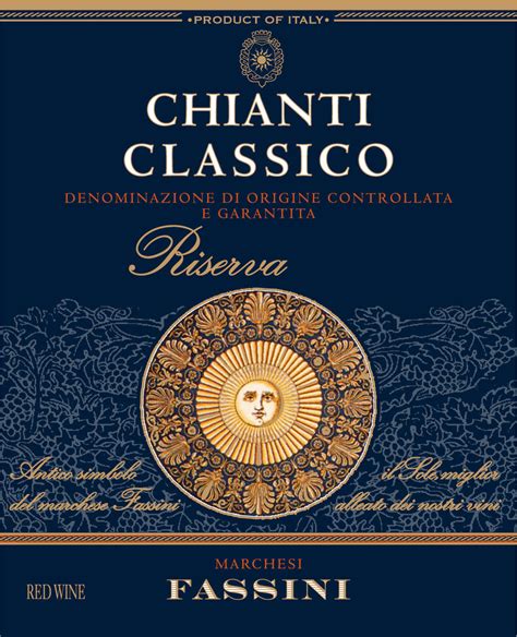 Marchesi Fassini - Chianti Classico Riserva 2014 | Monsieur Touton ...