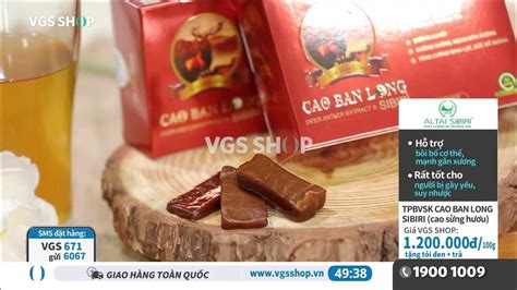 Thực phẩm bổ sung sức khỏe Cao Ban Long Altai Sibiri 100g - YouTube