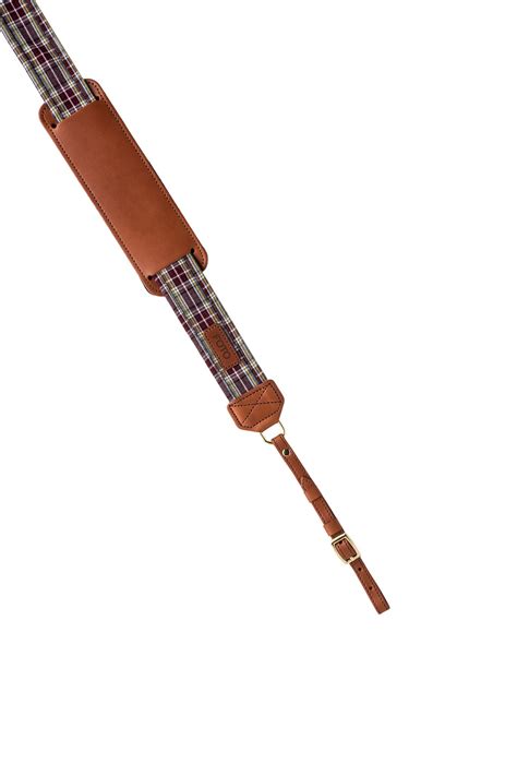 FOTO | Plaid Fotostrap - Monogrammed Camera Strap