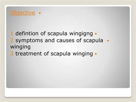 PPT - Winging of scapula PowerPoint Presentation, free download - ID ...