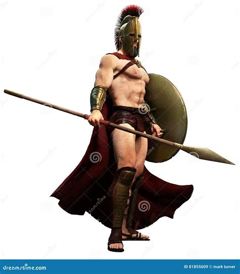 Spartan warrior stock illustration. Illustration of greek - 81855609