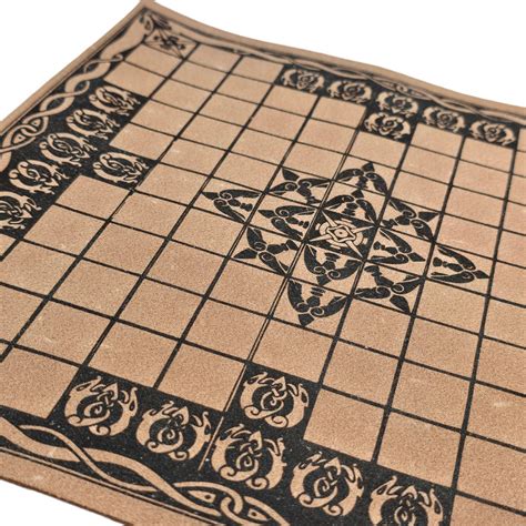 HNEFATAFL - Viking Chess- Chessboard, leather Wulflund