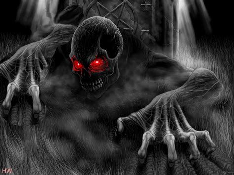 Halloween Monsters Wallpapers: Graveyard ghost wallpapers