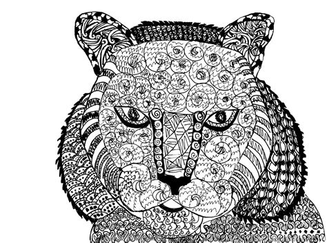 A Zentangle twist! :Tiger - aperta cogitationes