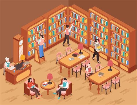 図書館 イラスト 画像 - Freepikで無料ダウンロード