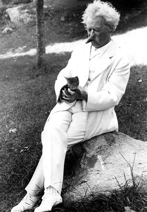 Марк Твен | Mark twain, Crazy cat people, Cat people