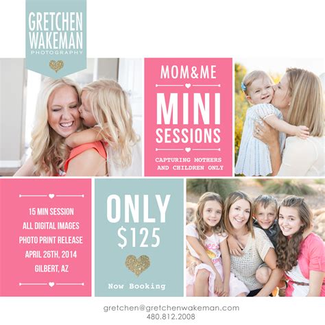 "MOMMY & ME" MINI SESSIONS - Gretchen Wakeman Photography