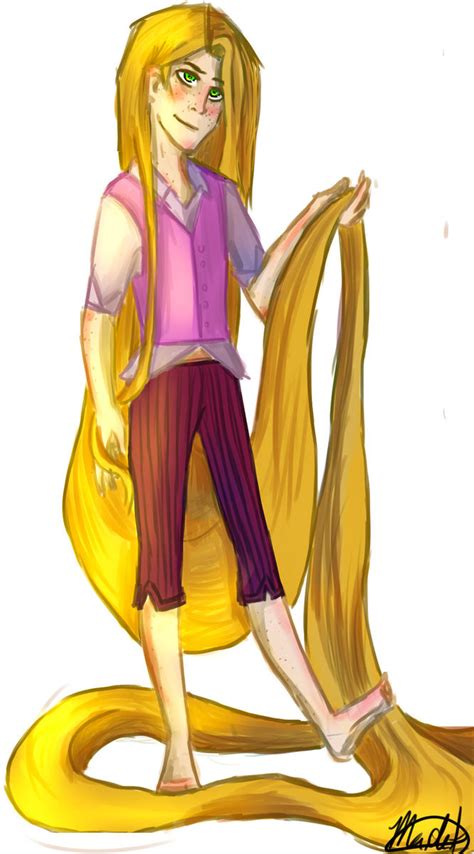 Male! Rapunzel by ThatRandomGurl on DeviantArt