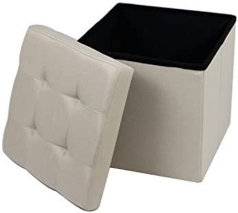 Foldable Storage Ottoman Cube - Etsy