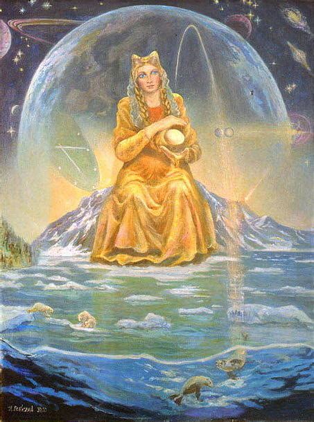 Foremother of Hyperborea Painting by Nella Genkina - Fine Art America
