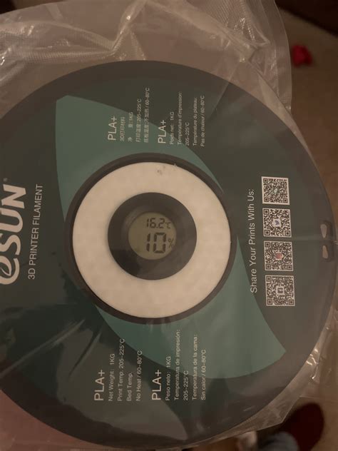 Round Humidity gauge holder for inside filament by adio | Download free