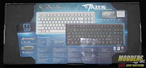 E-Blue Mazer K727 Mechanical Keyboard Review - Modders Inc