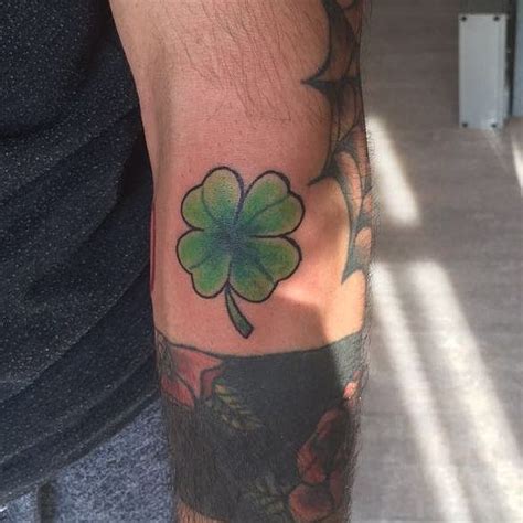 60 Amazing Four Leaf Clover Tattoo Designs for Men
