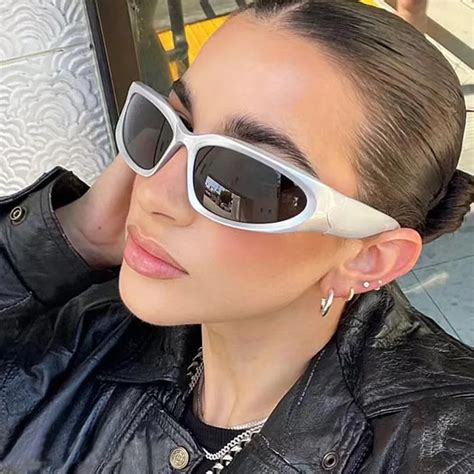 Silver-y2k-Sunglasses-Future-Technology-Sense-Men-Women-Trend-Goggles ...