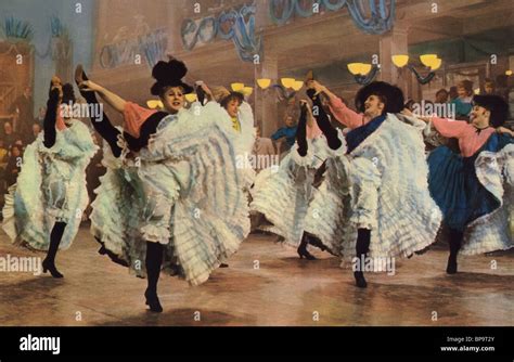 CAN CAN DANCERS MOULIN ROUGE (1952 Stock Photo, Royalty Free Image ...