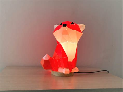 Paper Lamp Craft Template For Kids 2